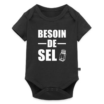 Besoin de Sel - Body à manches courtes Premium Bébé - noir - Devant