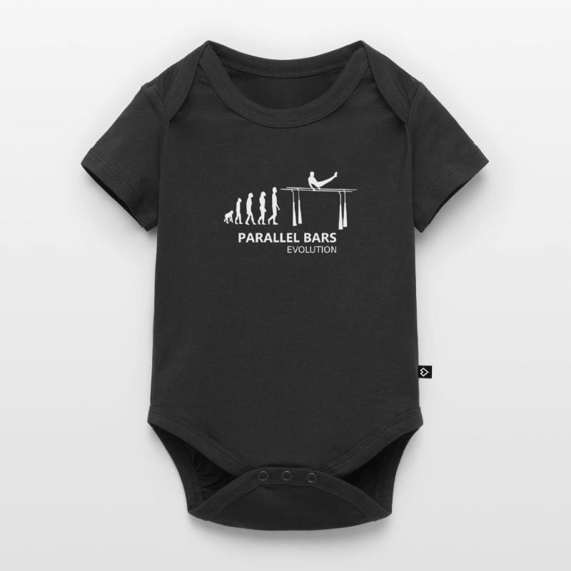 Parallel Bars Parallel Bars Evolution Gymnastics Baby Premium short-sleeve bodysuit