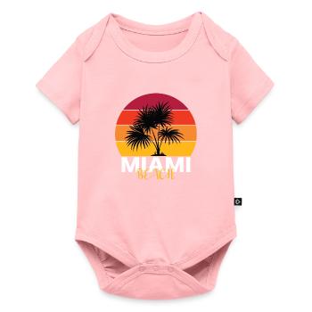 Miami Beach - Baby Premium short-sleeve bodysuit - rose - Front