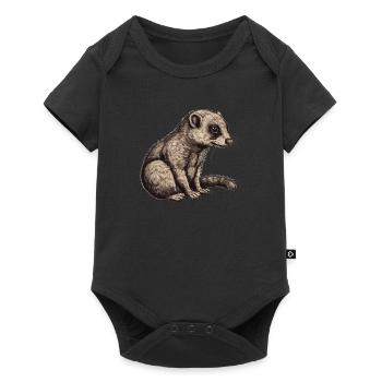 Baby Mongoose Mongoose - Baby Premium short-sleeve bodysuit - black - Front