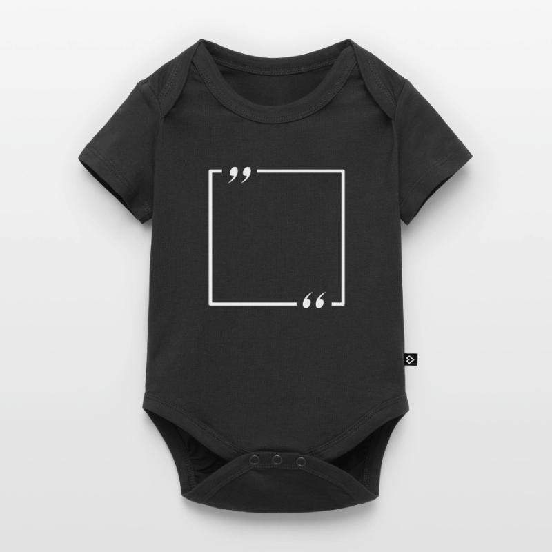 Quote frame angular Baby Premium short-sleeve bodysuit