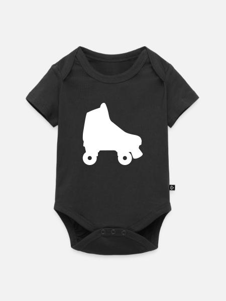 Rollschuh - Baby Premium Kurzarmbody - Schwarz