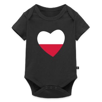 Heart Poland - Baby Premium short-sleeve bodysuit - black - Front