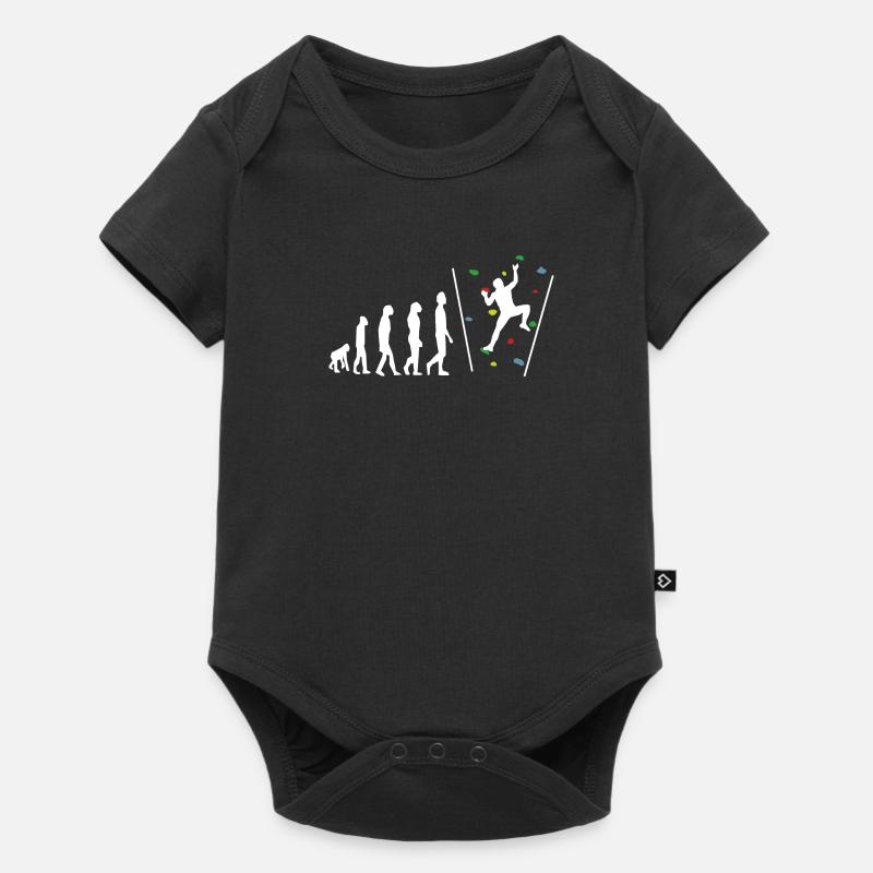 Bouldering Bouldern Evelution - Baby Premium Kurzarmbody - Schwarz