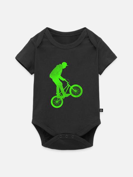 bmx - Baby Premium Kurzarmbody - Schwarz