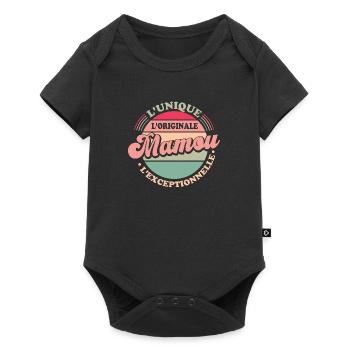 L'unique l'originale Mamou l'exceptionnelle Cadeau - Body à manches courtes Premium Bébé - noir - Devant