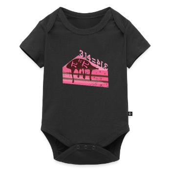 Math 3.14 = Pie Pi - Baby Premium short-sleeve bodysuit - black - Front