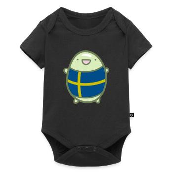 Sweet Bean - Sweden - Baby Premium short-sleeve bodysuit - black - Front