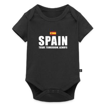 L’Espagne aujourd’hui Demain Toujours l’Espagne Rugby - Body à manches courtes Premium Bébé - noir - Devant