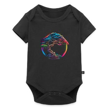 Enso Zen, Bonsai, Tree, Japan, Buddhism, Symbol - Baby Premium short-sleeve bodysuit - black - Front