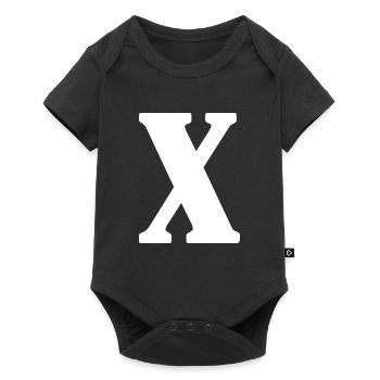 X - Baby Premium short-sleeve bodysuit - black - Front