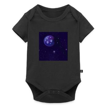 Neptune - Baby Premium Kurzarmbody - Schwarz - Vorne