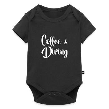 Coffee Diving - Baby Premium short-sleeve bodysuit - black - Front