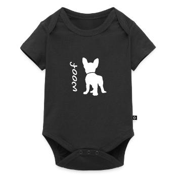 Woof - français bouledogue - Body à manches courtes Premium Bébé - noir - Devant