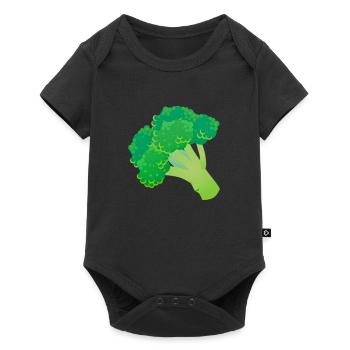 Broccoli Broccoli Vegetable Gift Green - Baby Premium short-sleeve bodysuit - black - Front