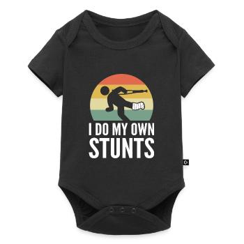 Broken leg - Baby Premium short-sleeve bodysuit - black - Front
