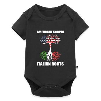 Italy - Baby Premium short-sleeve bodysuit - black - Front