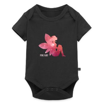 Pink fairy - Baby Premium Kurzarmbody - Schwarz - Vorne