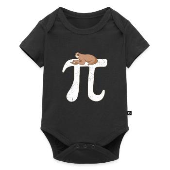 Math Paresseux Pi - Body à manches courtes Premium Bébé - noir - Devant