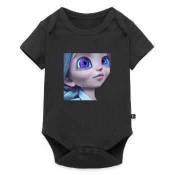anime - Body à manches courtes Premium Bébé - noir - Devant