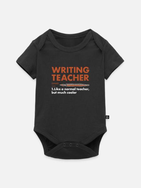 Writer Teacher Definition Writing - Baby Premium Kurzarmbody - Schwarz