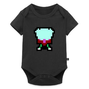 Oktopus - Baby Premium Kurzarmbody - Schwarz - Vorne