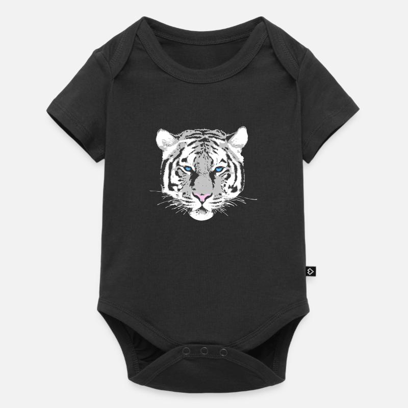 White Tiger - Baby Premium short-sleeve bodysuit - black