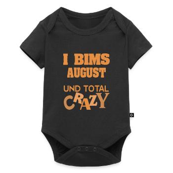 Crazy August - Baby Premium short-sleeve bodysuit - black - Front
