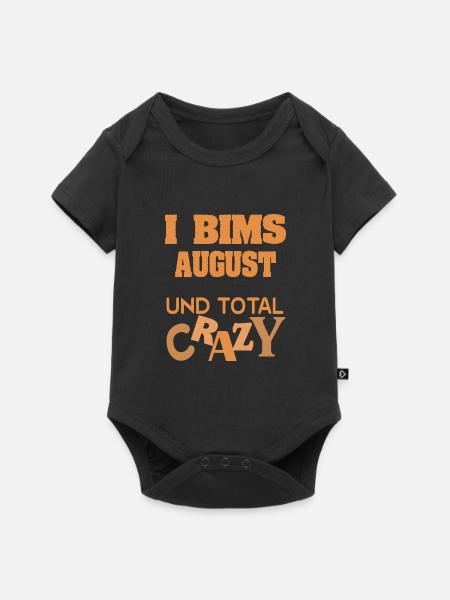 Crazy August - Baby Premium Kurzarmbody - Schwarz