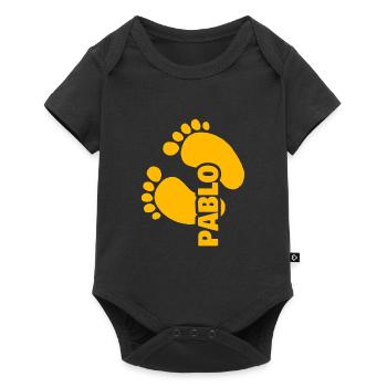 Empreinte bébé naissance Pablo - Body à manches courtes Premium Bébé - noir - Devant