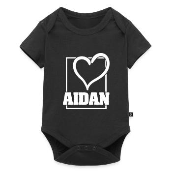 Mariage pour l’enterrement de vie de garçon de la femme d’Aidan - Body à manches courtes Premium Bébé - noir - Devant