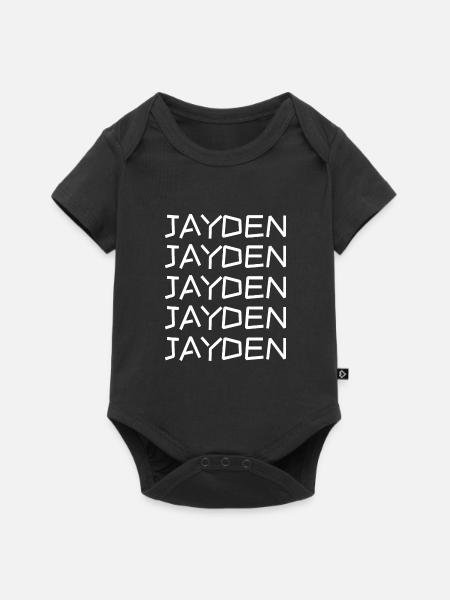 Bachelor Jayden - Baby Premium Kurzarmbody - Schwarz
