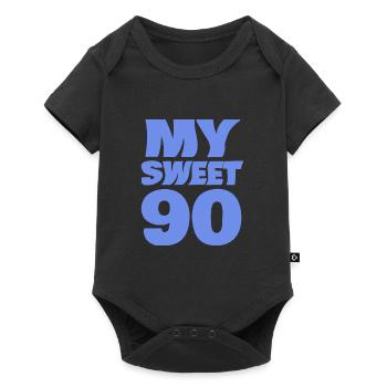 Age 90 - Baby Premium short-sleeve bodysuit - black - Front
