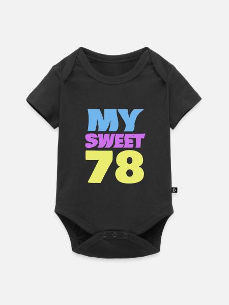78 - Baby Premium Kurzarmbody - Schwarz