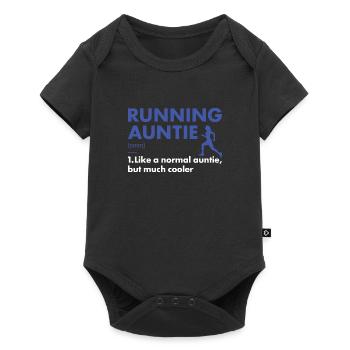 Sport Auntie Running - Baby Premium short-sleeve bodysuit - black - Front