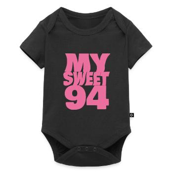 Sweet 94 - Baby Premium Kurzarmbody - Schwarz - Vorne