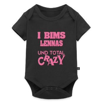 Saying Lenna's - Baby Premium short-sleeve bodysuit - black - Front