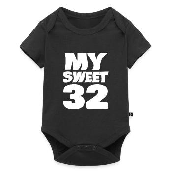 Age 32 - Baby Premium short-sleeve bodysuit - black - Front