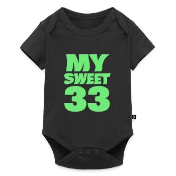 Sweet 33 - Baby Premium short-sleeve bodysuit - black - Front