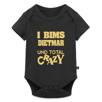Dietmar as a first name - Baby Premium short-sleeve bodysuit - black - Front