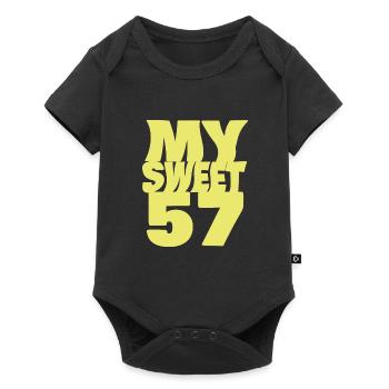 Birthday 57 - Baby Premium short-sleeve bodysuit - black - Front