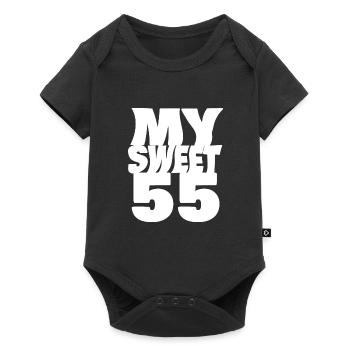 Sweet 55 - Baby Premium short-sleeve bodysuit - black - Front