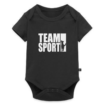 Teamsport Motiv Hundesport IGP 1 - Baby Premium Kurzarmbody - Schwarz - Vorne