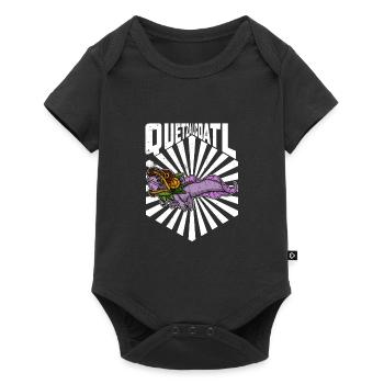 Quetzalcoatl Axolotl Mexique Divinité Aztèque - Body à manches courtes Premium Bébé - noir - Devant
