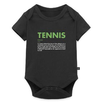 Sport Définition Tennis - Body à manches courtes Premium Bébé - noir - Devant