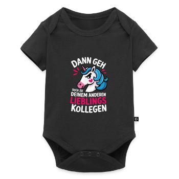 Collègue préféré Idée cadeau Collègues de travail - Body à manches courtes Premium Bébé - noir - Devant