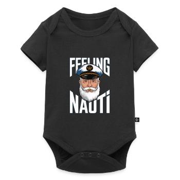 Feeling Nauti Seafarer Gifts - Baby Premium short-sleeve bodysuit - black - Front