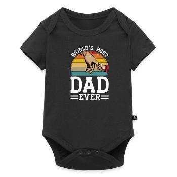 World Best Dad Dad Father's Day Gift Dad Pride - Baby Premium short-sleeve bodysuit - black - Front