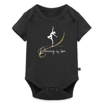 Danse, Danser c’est l’amour, Danser, Cadeau - Body à manches courtes Premium Bébé - noir - Devant