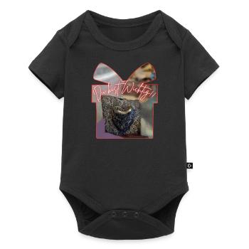 Du bist Wichtig - Baby Premium Kurzarmbody - Schwarz - Vorne